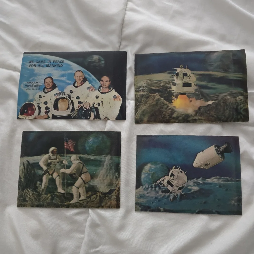 vintage NASA postcards